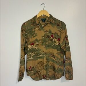 Women’s petite medium Ralph Lauren button down